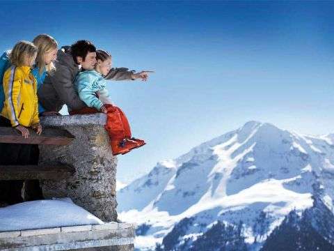 Familienurlaub im Winter im Hotel Alpenfriede